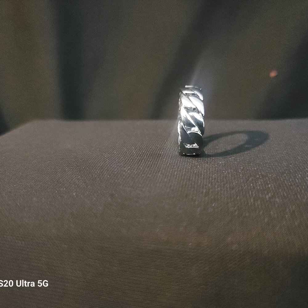 Men solid  silver  ring